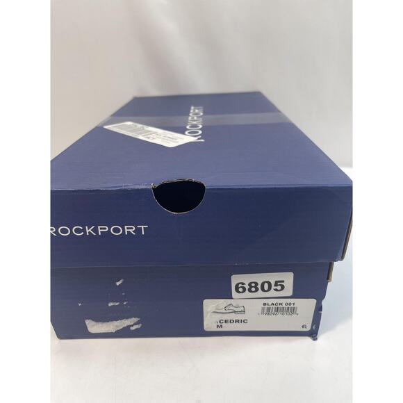 Rockport Cedric Shoes Men\'s Size 8 Black Leather Water Resistant Derby New Box main image 10